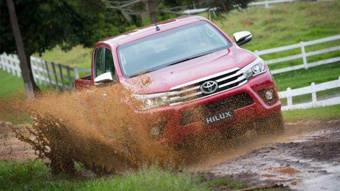 Hilux e SUV SW4 na Argentina