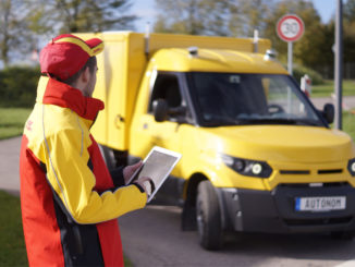 DHL com sistema de direção autônoma da ZF