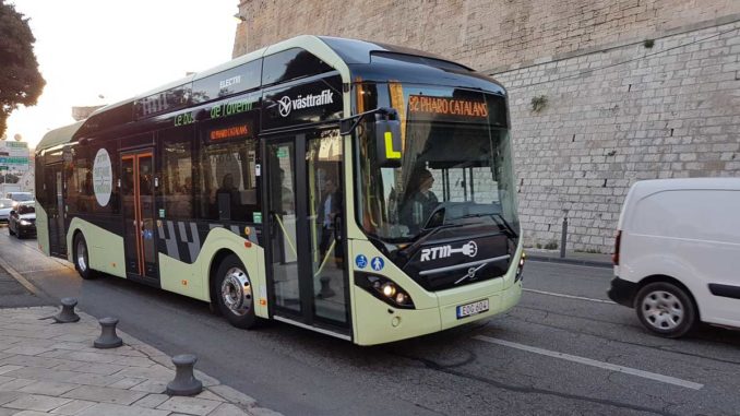 ônibus elétrico da Volvo