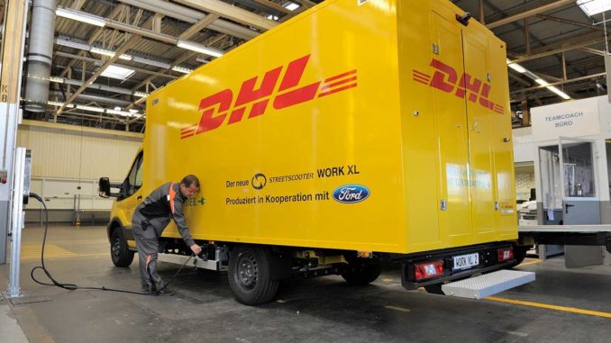 vans elétricas para a DHL