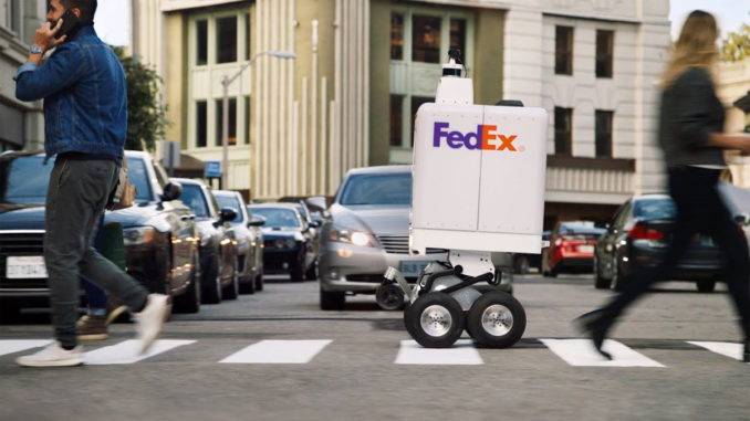 FedEx testa robô para entregas