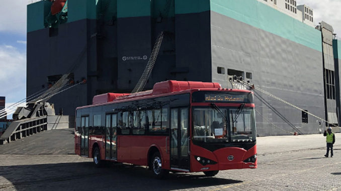 ônibus elétricos na Argentina