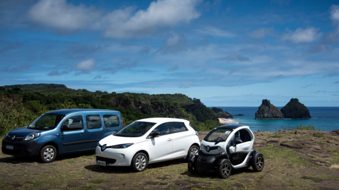 carros elétricos para Fernando de Noronha