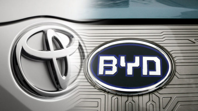 BYD e Toyota