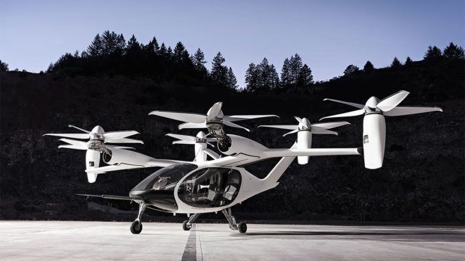 investimento da Toyota em eVtol