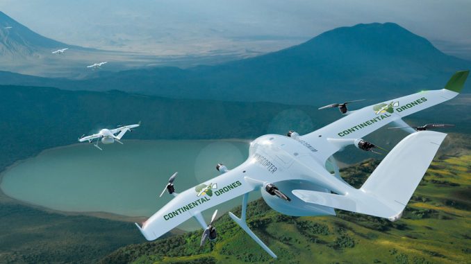 Serviço de entregas por drones na África envolve todos os 49 países subsaarianos