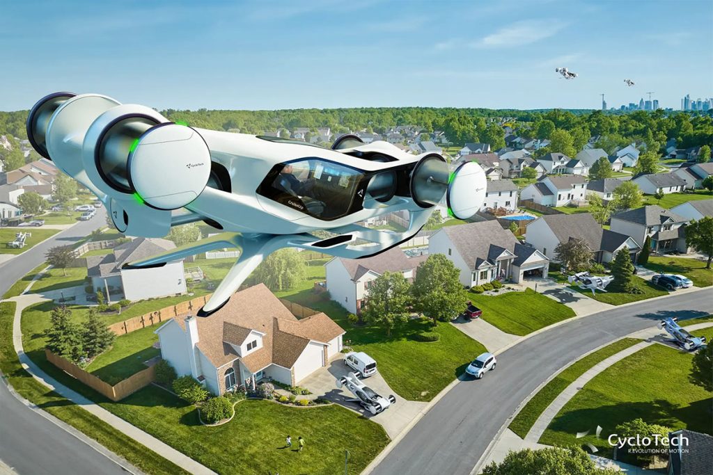 eVtol ciclo rotor